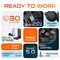 Delton Work Anywhere Ergonomic 4pc 30X Wireless Headset Wireless Keyboard and Mouse, USB Webcam DBND4WLS30X - alternate 8